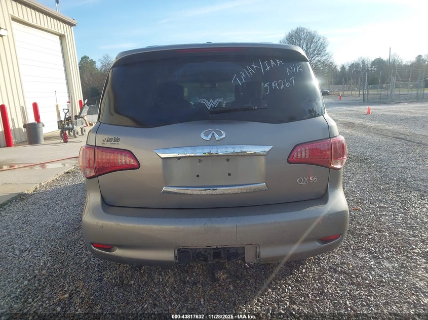 2012 Infiniti Qx56 VIN: JN8AZ2NF4C9519267 Lot: 43817632