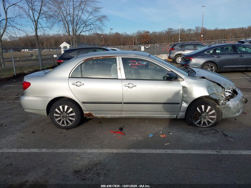2003 Toyota Corolla Ce VIN: JTDBR32E230019176 Lot: 43817635