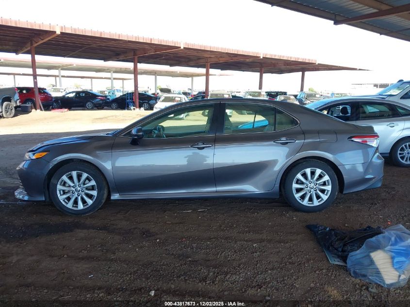 2020 Toyota Camry Le VIN: 4T1C11AK0LU366923 Lot: 43817673