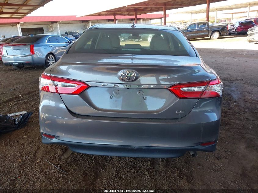 2020 Toyota Camry Le VIN: 4T1C11AK0LU366923 Lot: 43817673