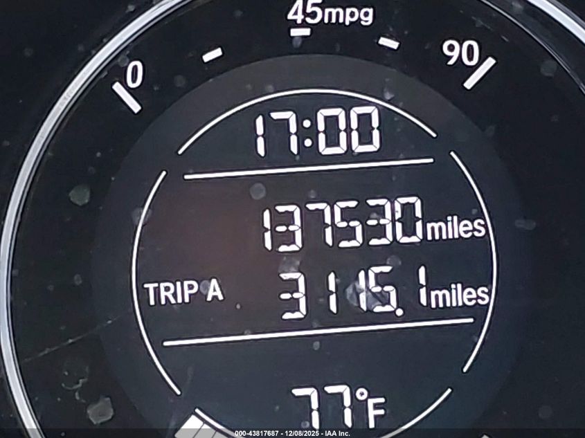 2018 Honda Hr-V Ex VIN: 3CZRU6H59JG705031 Lot: 43817687