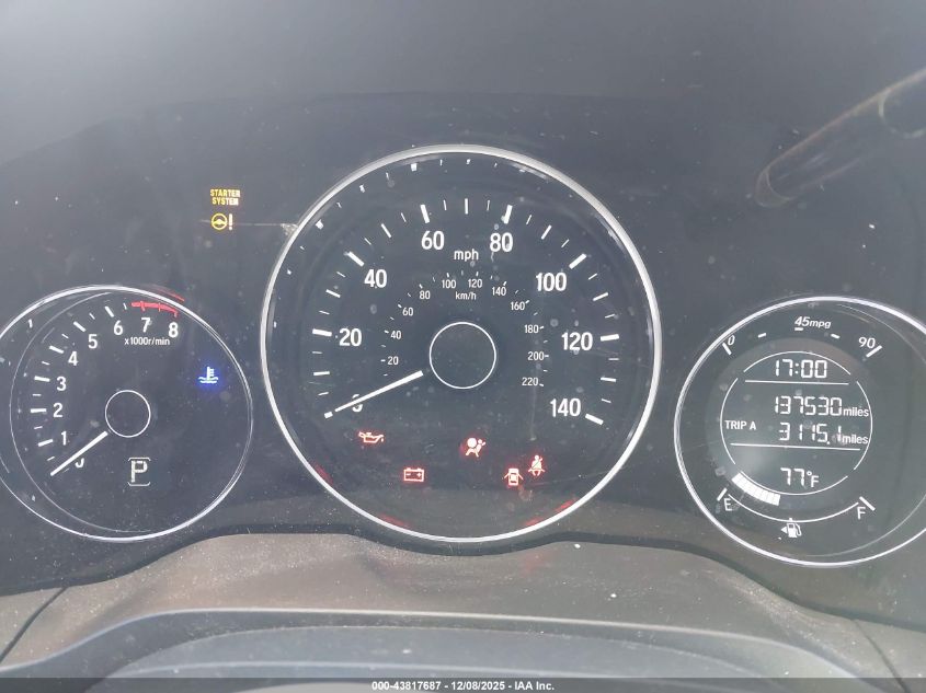 2018 Honda Hr-V Ex VIN: 3CZRU6H59JG705031 Lot: 43817687