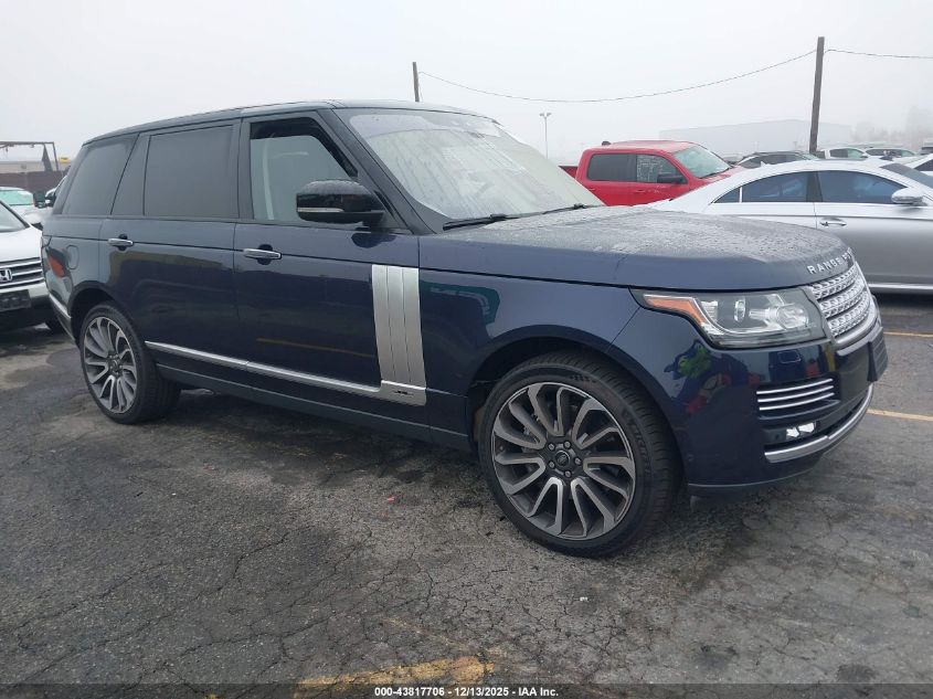 LAND ROVER RANGE ROVER 5.0L V8 SUPERCHARGED AUTOBIOGRAPHY