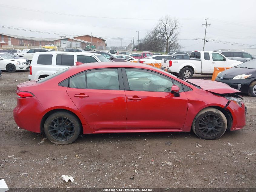 2020 Toyota Corolla Le VIN: JTDEPRAE5LJ098490 Lot: 43817714