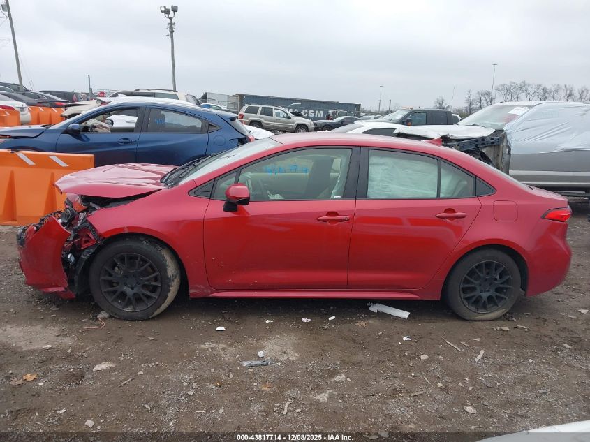 2020 Toyota Corolla Le VIN: JTDEPRAE5LJ098490 Lot: 43817714