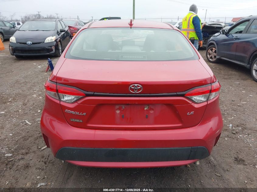 2020 Toyota Corolla Le VIN: JTDEPRAE5LJ098490 Lot: 43817714