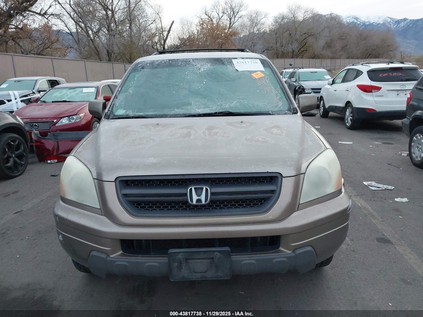 2003 Honda Pilot Ex-L VIN: 2HKYF18583H614907 Lot: 43817738