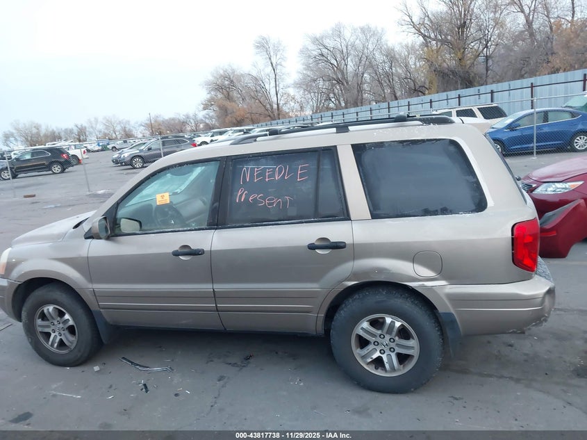2003 Honda Pilot Ex-L VIN: 2HKYF18583H614907 Lot: 43817738