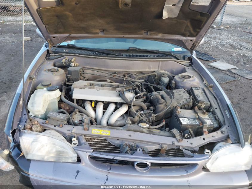 1998 Toyota Corolla Le VIN: 2T1BR18E7WC080948 Lot: 43817771