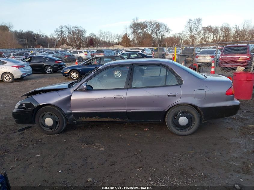 1998 Toyota Corolla Le VIN: 2T1BR18E7WC080948 Lot: 43817771