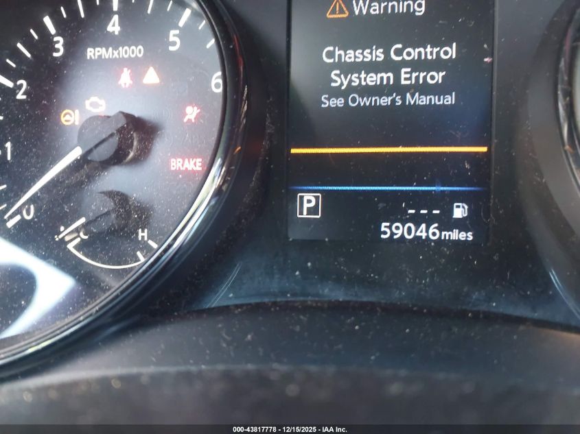 2020 Nissan Rogue Sv Fwd VIN: JN8AT2MTXLW043715 Lot: 43817778