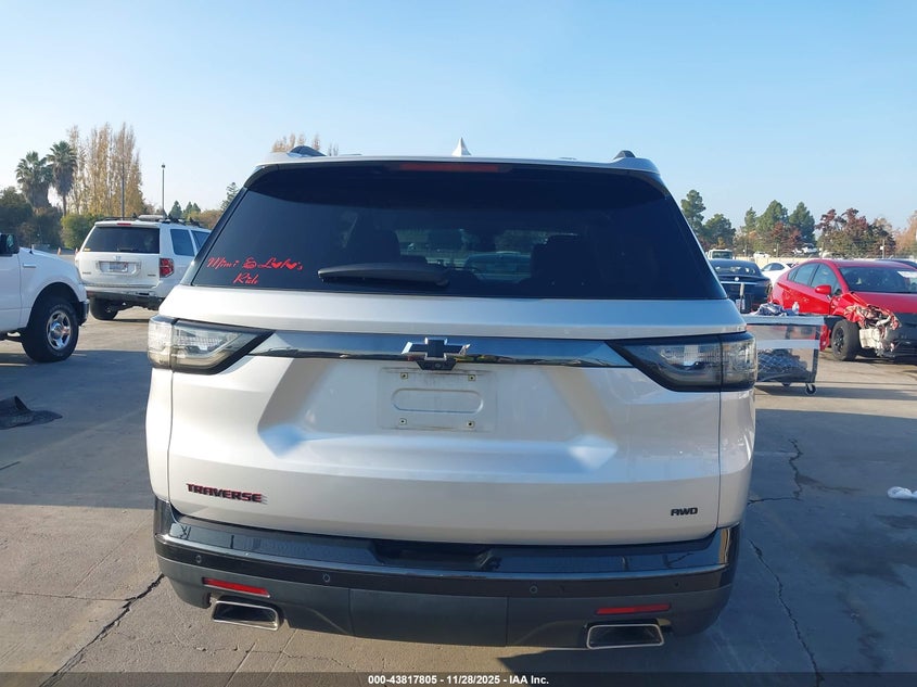 2018 Chevrolet Traverse Premier VIN: 1GNEVJKW0JJ214763 Lot: 43817805