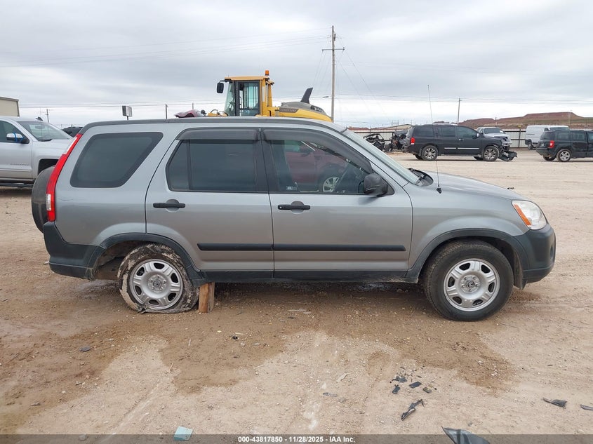 2006 Honda Cr-V Lx VIN: JHLRD685X6C001570 Lot: 43817850