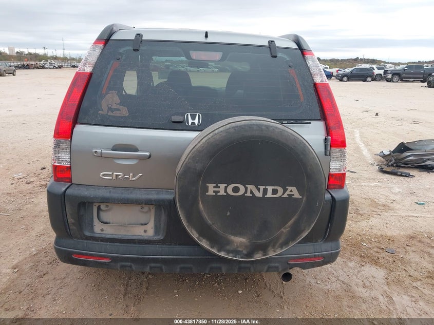 2006 Honda Cr-V Lx VIN: JHLRD685X6C001570 Lot: 43817850