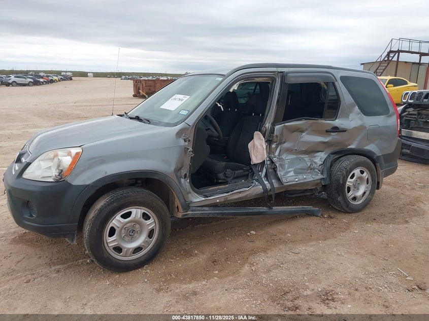 2006 Honda Cr-V Lx VIN: JHLRD685X6C001570 Lot: 43817850