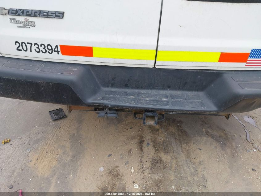 2017 Chevrolet Express 2500 Work Van VIN: 1GCWGAFF2H1249039 Lot: 43817888