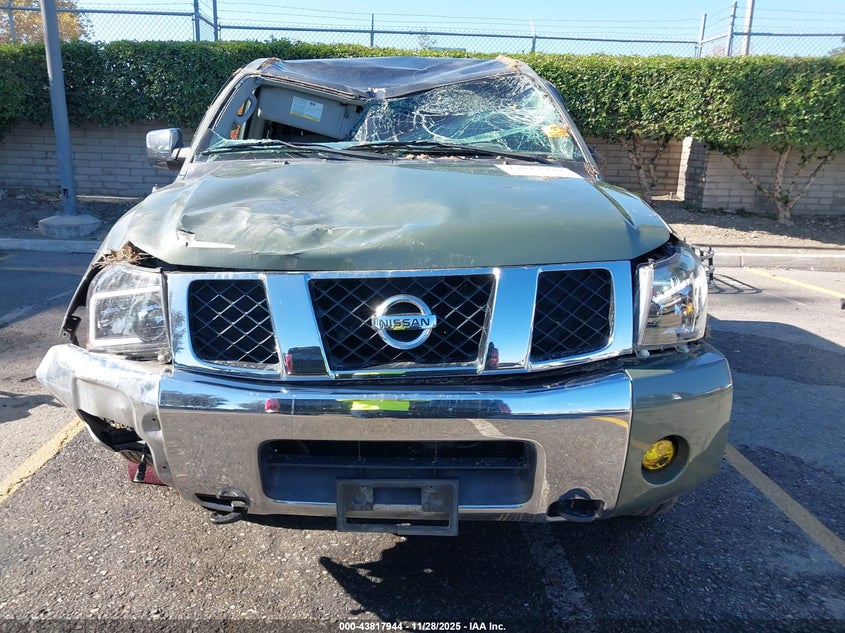 2006 Nissan Titan Le VIN: 1N6AA07A06N541722 Lot: 43817944