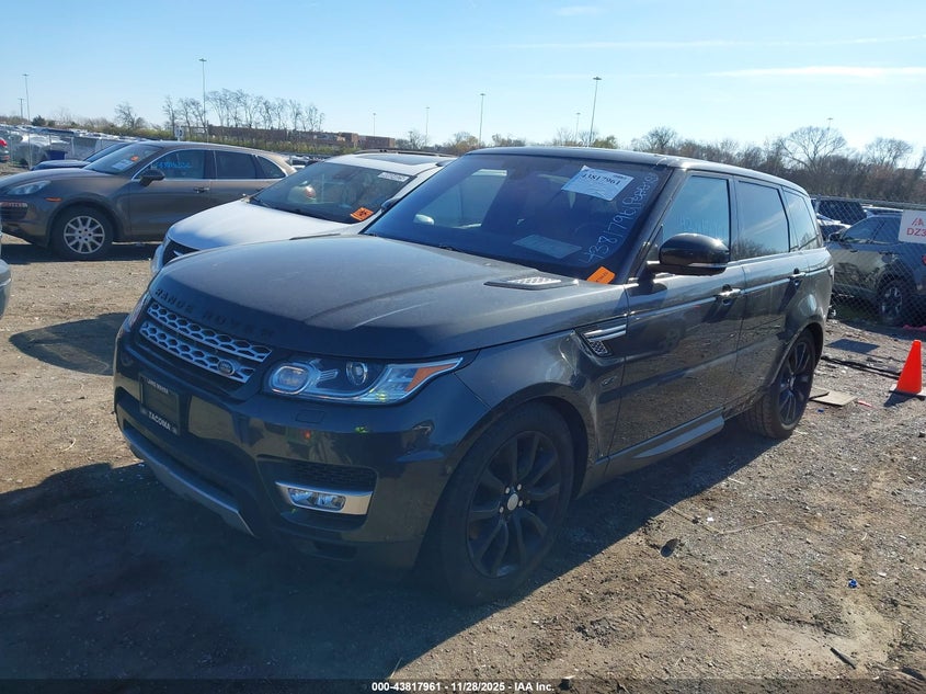 2016 Land Rover Range Rover Sport 3.0L V6 Supercharged Hse VIN: SALWR2VF3GA574307 Lot: 43817961