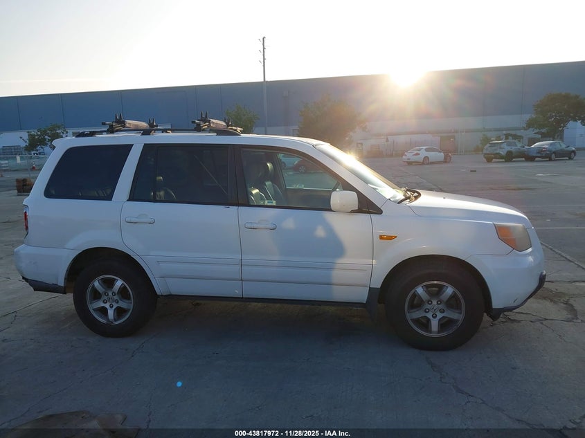 2007 Honda Pilot Ex-L VIN: 5FNYF18597B015924 Lot: 43817972