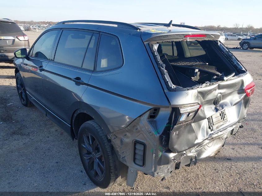 2024 Volkswagen Tiguan 2.0T Se R-Line Black VIN: 3VVCB7AX6RM130971 Lot: 43817985