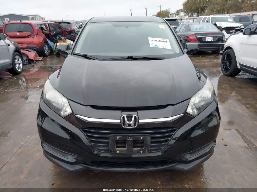2016 Honda Hr-V Lx VIN: 3CZRU5H36GM712084 Lot: 43818009