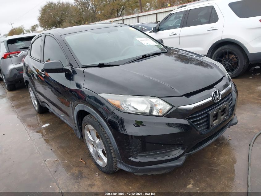 2016 Honda Hr-V Lx VIN: 3CZRU5H36GM712084 Lot: 43818009