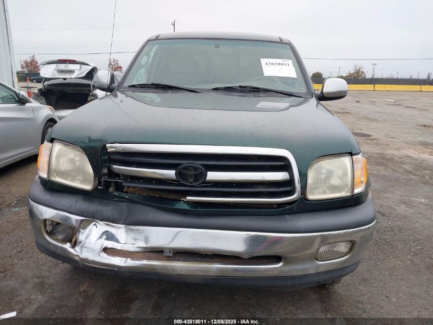 2000 Toyota Tundra Sr5 V8 VIN: 5TBRT341XYS015366 Lot: 43818011
