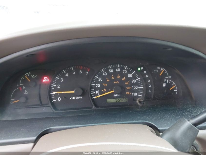 2000 Toyota Tundra Sr5 V8 VIN: 5TBRT341XYS015366 Lot: 43818011