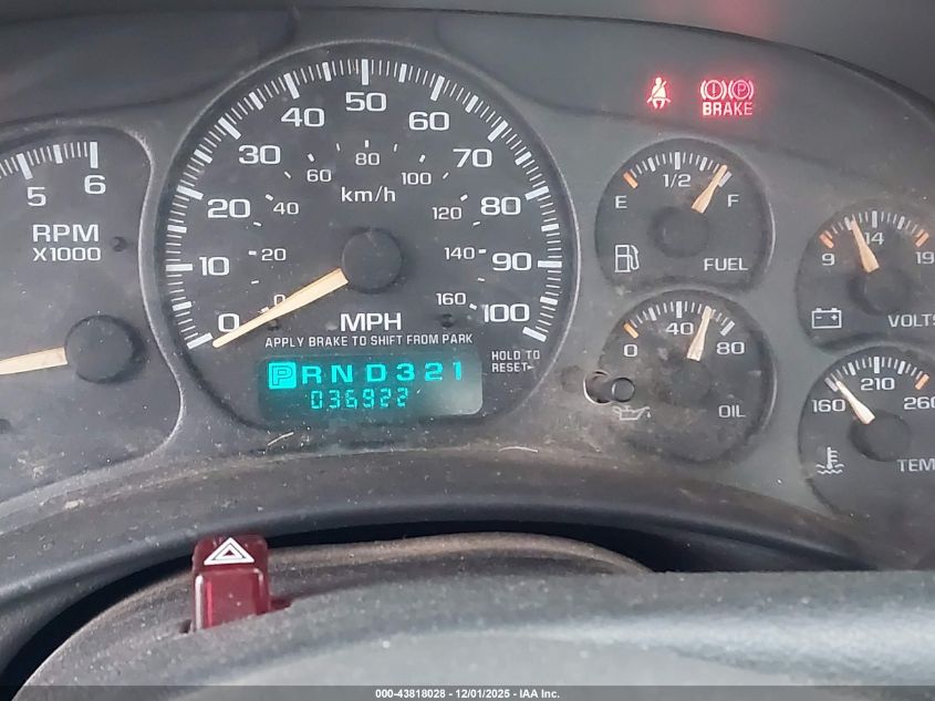 2002 Chevrolet Silverado 1500 VIN: 1GCEC14T72Z251913 Lot: 43818028