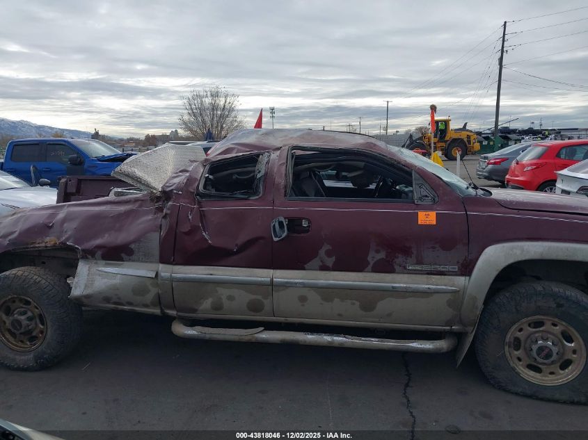 2002 GMC Sierra 2500 Sle VIN: 1GTGK29U72Z141687 Lot: 43818046