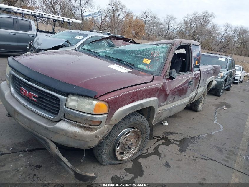 2002 GMC Sierra 2500 Sle VIN: 1GTGK29U72Z141687 Lot: 43818046
