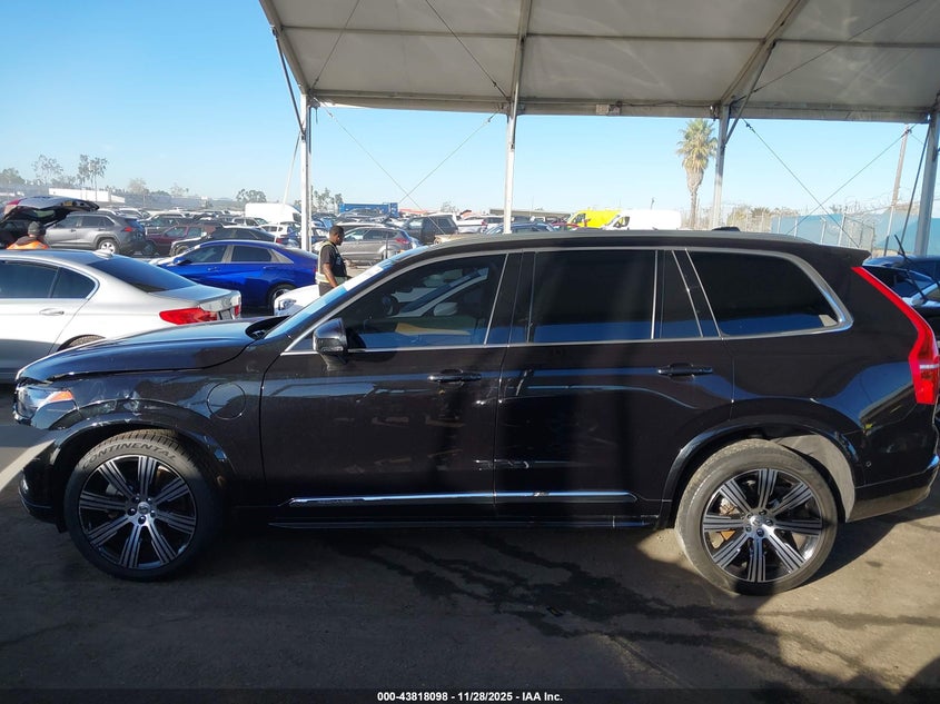 2024 Volvo Xc90 Recharge Plug-In Hybrid T8 Plus Bright Theme 7-Seater VIN: YV4H60CE9R1244968 Lot: 43818098