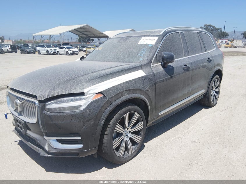 Vin: yv4h60ce9r1244968, lot: 44313583, volvo xc90 recharge plug-in hybrid t8 plus bright theme 7-seater 20242