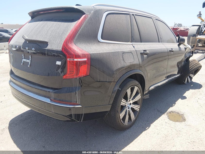 Vin: yv4h60ce9r1244968, lot: 44313583, volvo xc90 recharge plug-in hybrid t8 plus bright theme 7-seater 20244