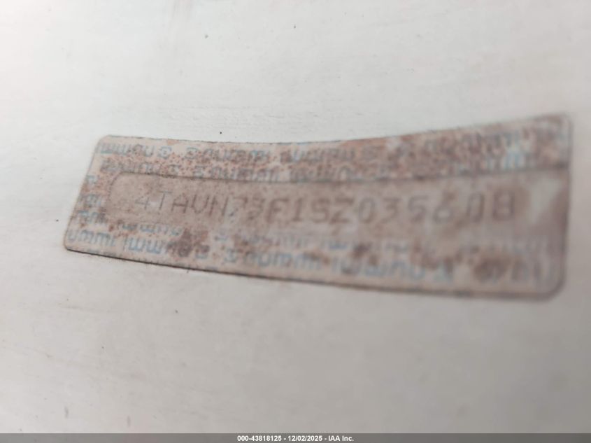 1995 Toyota Tacoma Xtracab VIN: 4TAVN73F1SZ035608 Lot: 43818125