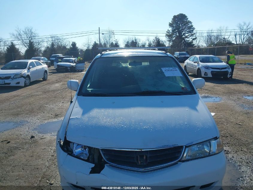 2002 Honda Odyssey Ex-L VIN: 2HKRL18932H551939 Lot: 43818148