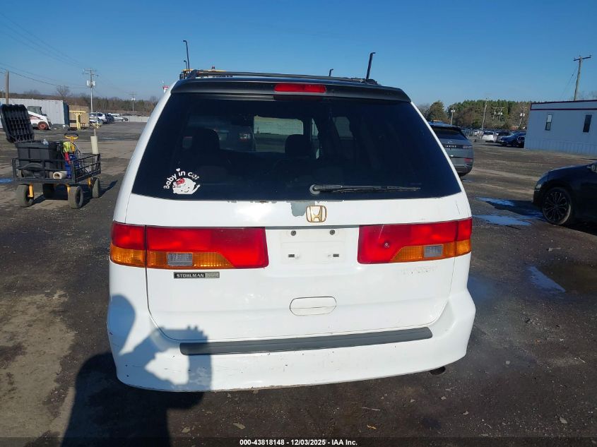 2002 Honda Odyssey Ex-L VIN: 2HKRL18932H551939 Lot: 43818148