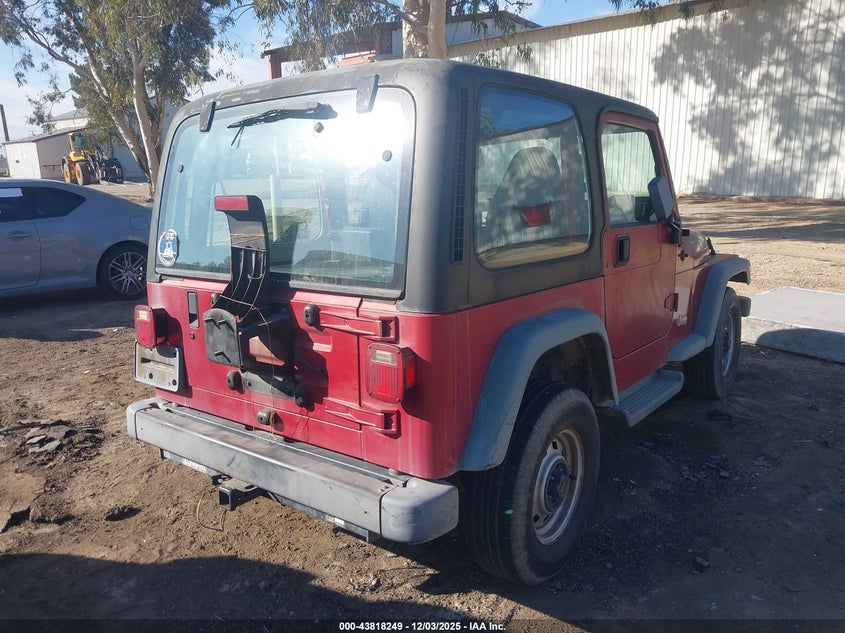 1J4FY29P7XP448231 1999 JEEP WRANGLER photo no. 4