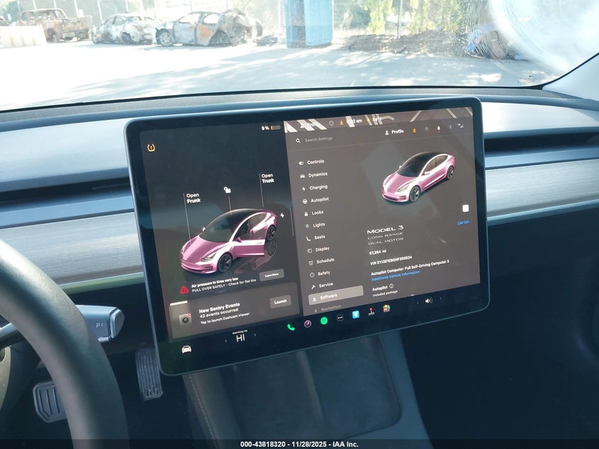 2022 Tesla Model 3 Long Range Dual Motor All-Wheel Drive VIN: 5YJ3E1EB0NF359534 Lot: 43818320