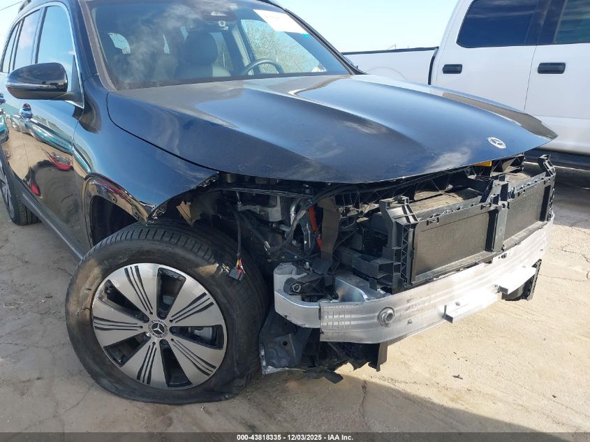 2024 Mercedes-Benz Eqb 250 Suv VIN: W1N9M0CB6RN109628 Lot: 43818335