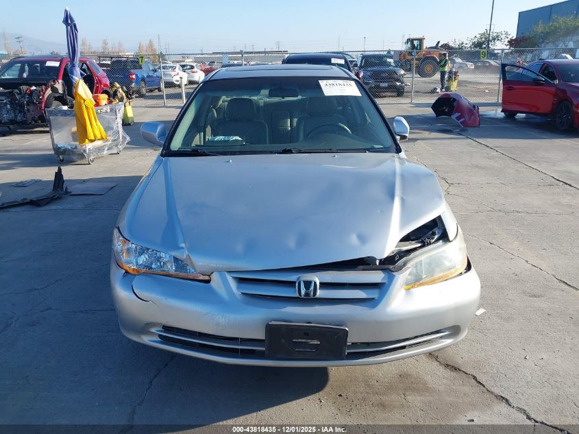 2002 Honda Accord 3.0 Ex VIN: 1HGCG16562A055584 Lot: 43818435