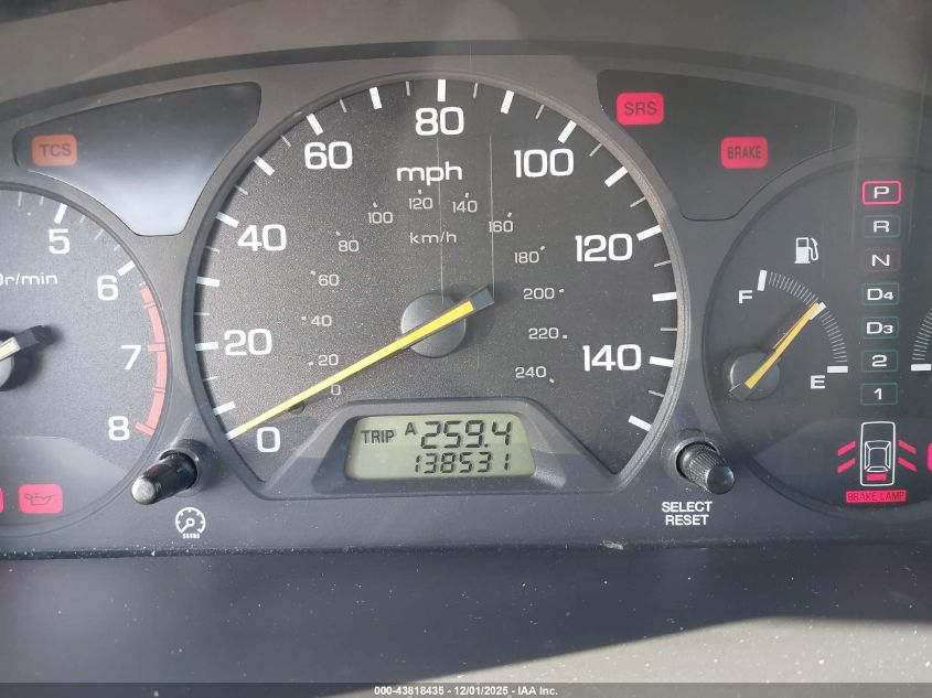 2002 Honda Accord 3.0 Ex VIN: 1HGCG16562A055584 Lot: 43818435