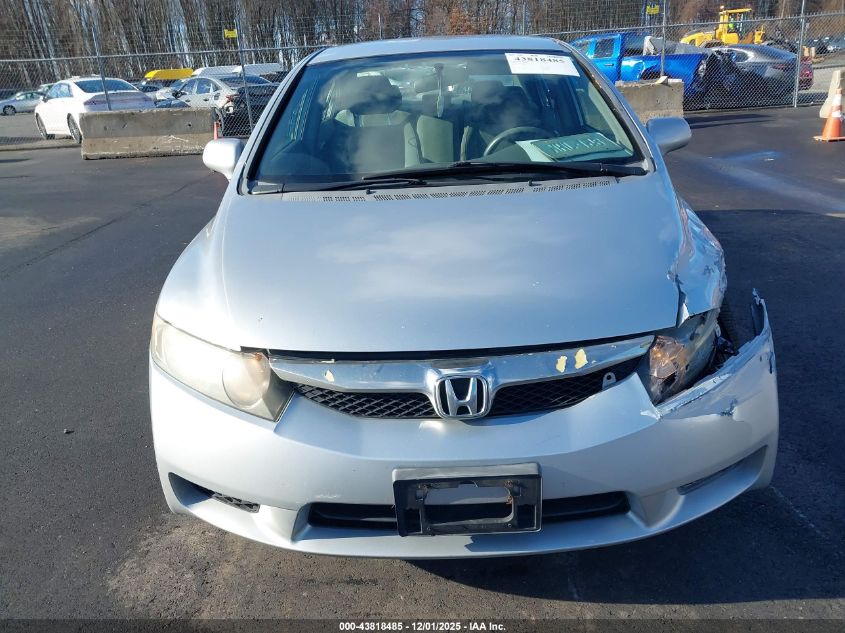 2009 Honda Civic Lx VIN: 2HGFA16599H360992 Lot: 43818485