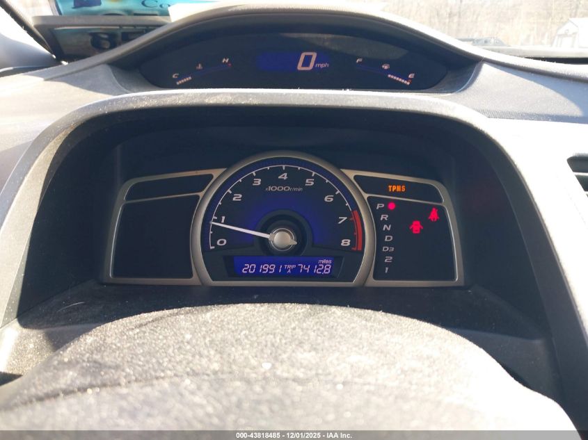 2009 Honda Civic Lx VIN: 2HGFA16599H360992 Lot: 43818485