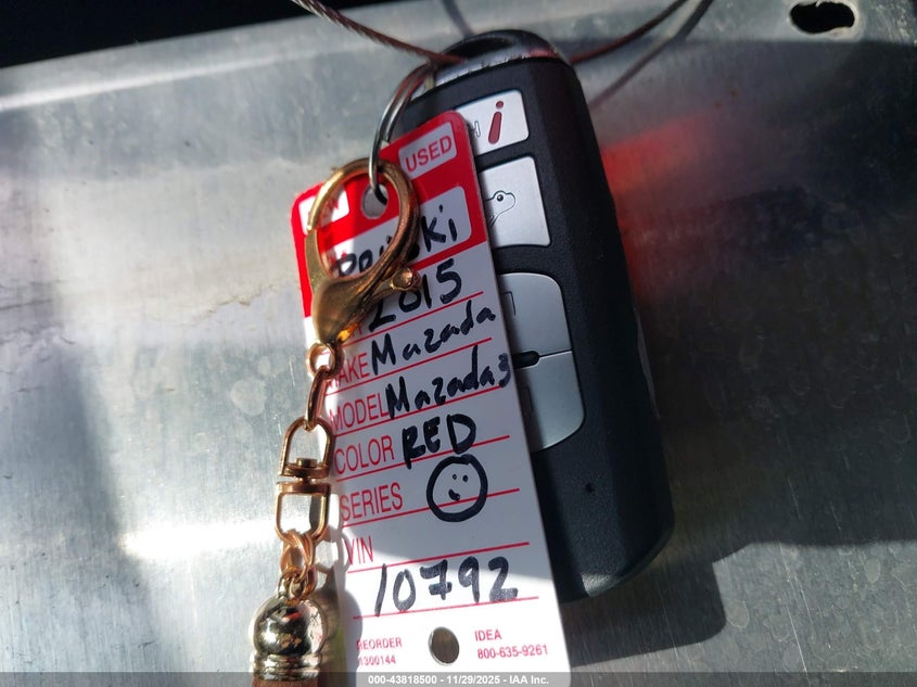 2015 Mazda Mazda3 I Sv VIN: JM1BM1T7XF1249890 Lot: 43818500