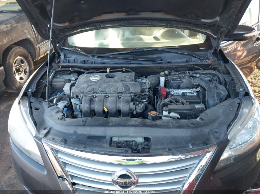 2013 Nissan Sentra Sl VIN: 3N1AB7AP3DL722321 Lot: 43818563