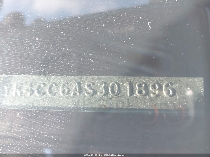 2010 Toyota Sienna Xle VIN: 5TDYK4CC6AS301896 Lot: 43818611