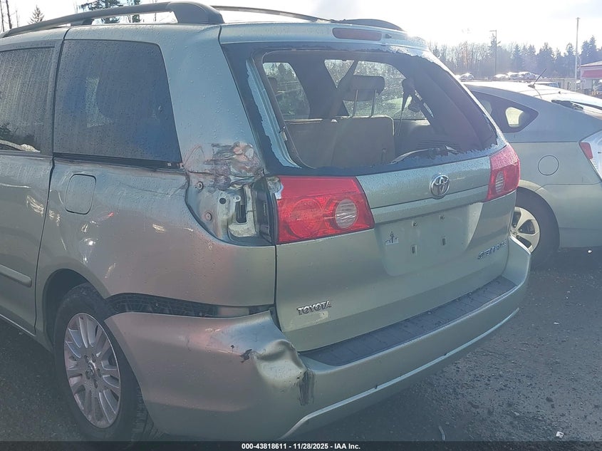 2010 Toyota Sienna Xle VIN: 5TDYK4CC6AS301896 Lot: 43818611