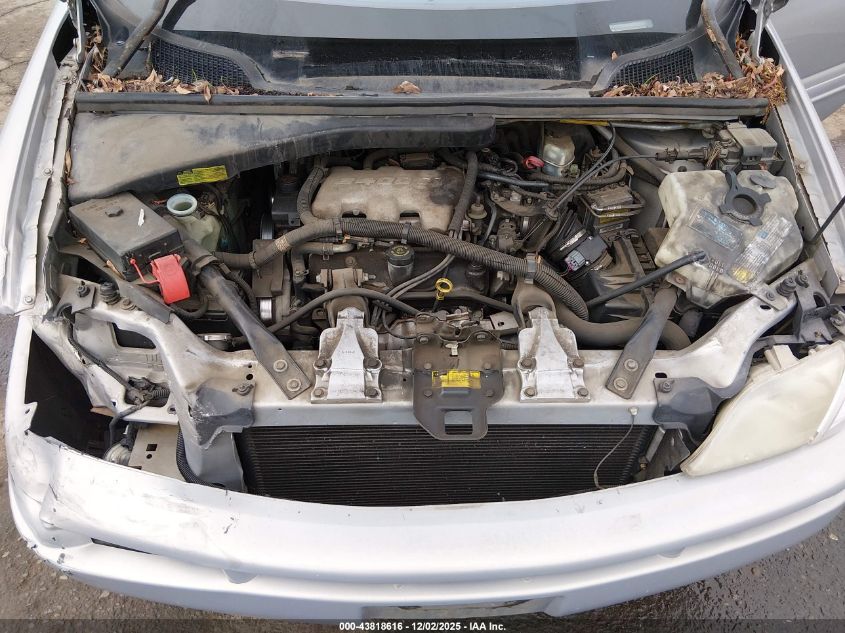 2001 Oldsmobile Silhouette Premiere VIN: 1GHDX13E81D162439 Lot: 43818616