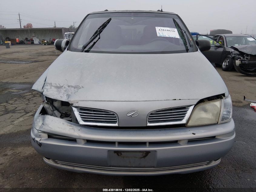 2001 Oldsmobile Silhouette Premiere VIN: 1GHDX13E81D162439 Lot: 43818616